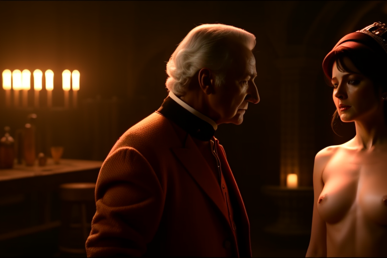 Le Marquis de Sade dominant une femme